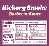 Kraft Hickory Smoke Barbecue Sauce 496 g