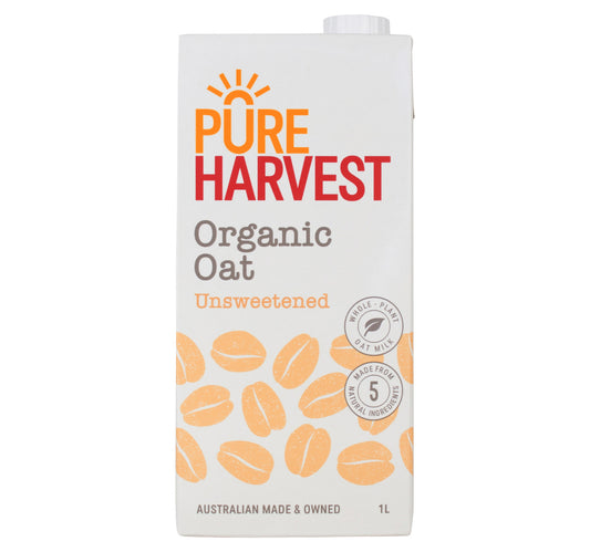 Pure Harvest Organic Whole Grain Oat Milk 1 Litre