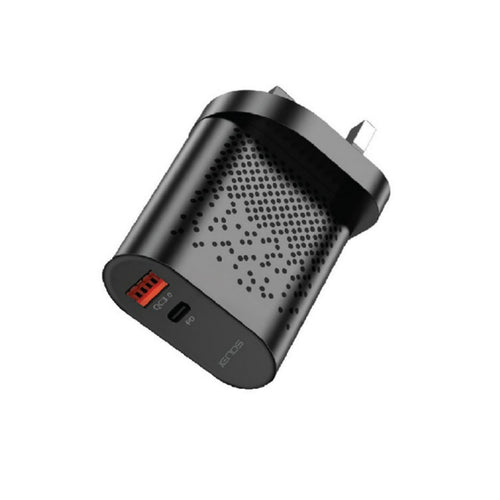 Iends Travel Charger, 20 W, Black, IE-AD6287