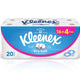 Kleenex Dry Soft Toilet Tissue Paper Embossed Bathroom 2ply 200 Sheets 16+4 Free Rolls