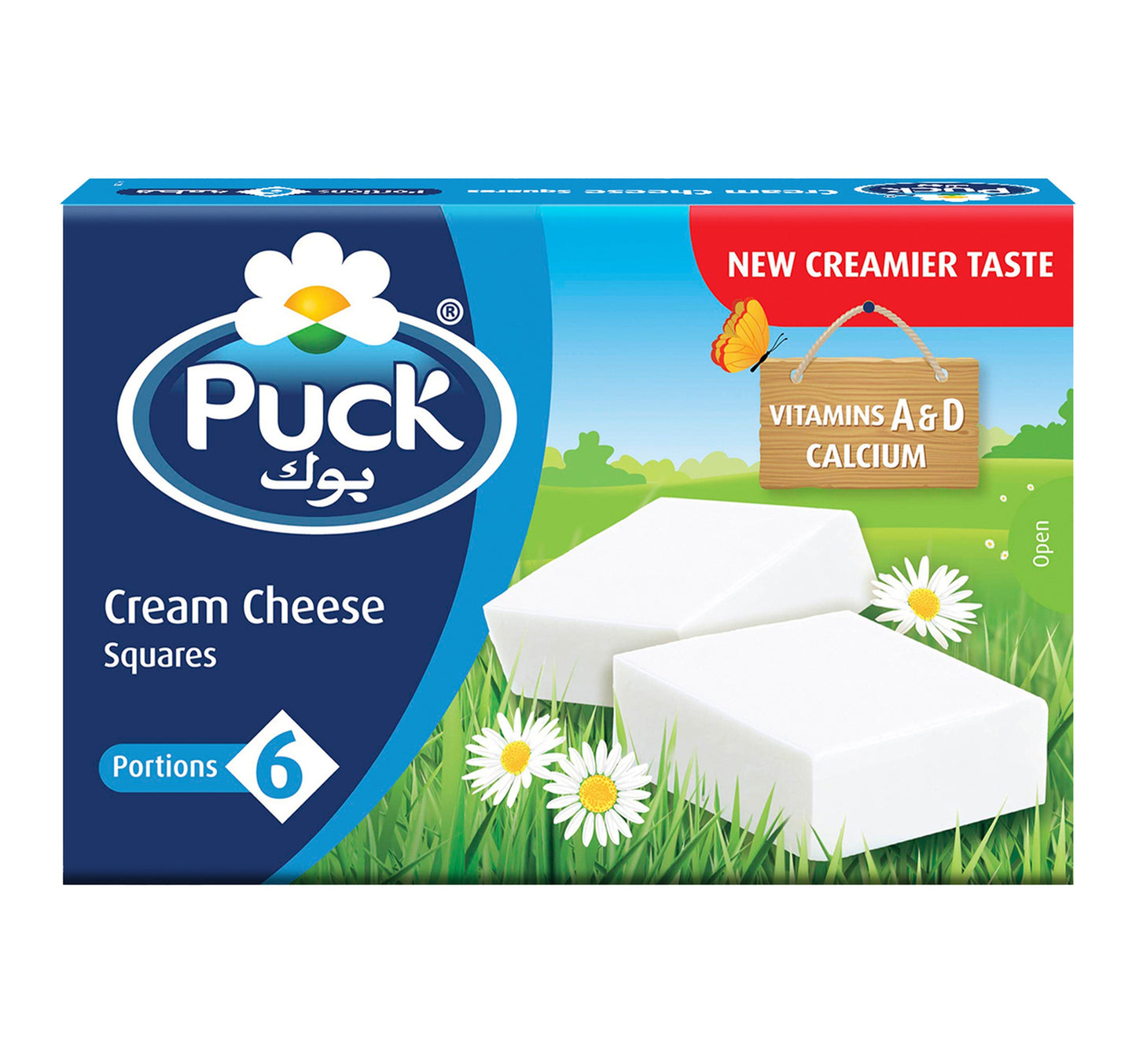 مربعات جبنة كريم بوك 6 قطع 108 جرام