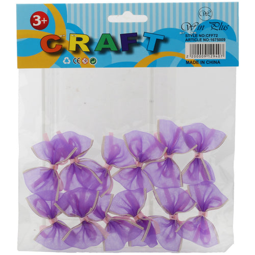 Win Plus Art & Craft Bow CFF72 12pcs Assorted