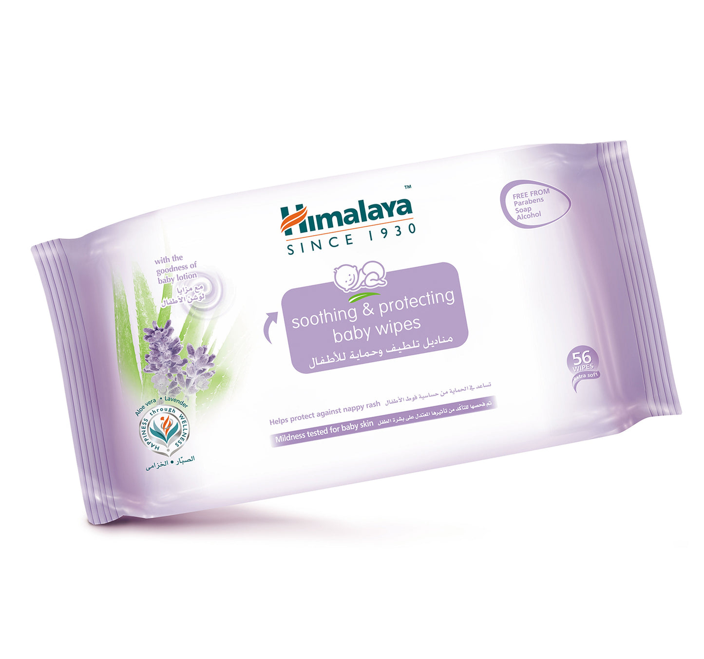 Himalaya Baby Wipes Soothing & Protecting 56 pcs