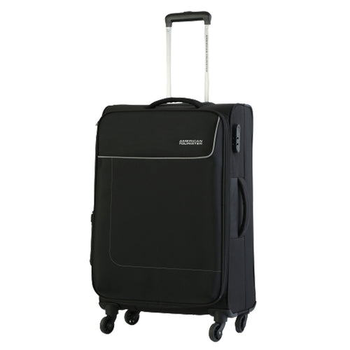 American Tourister Jamaica 4 Wheel Soft Trolley, 66 cm, Black