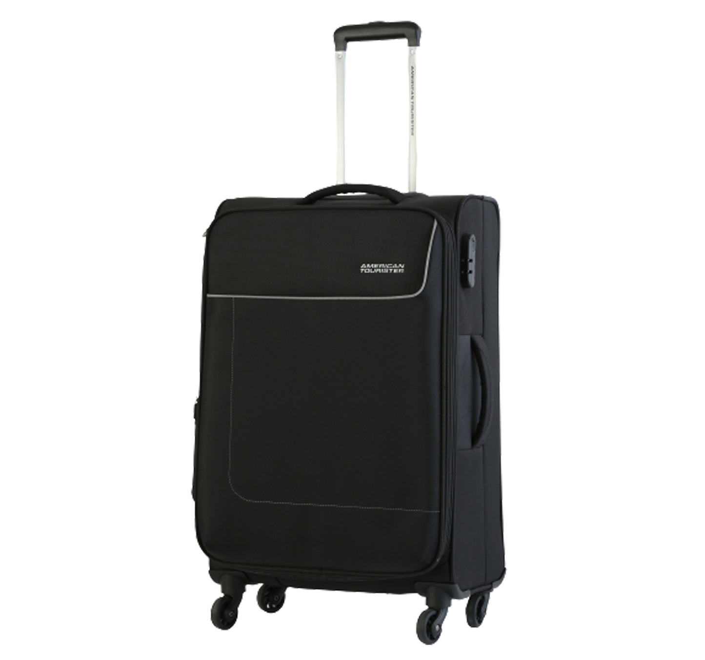 American Tourister Jamaica 4 Wheel Soft Trolley, 66 cm, Black