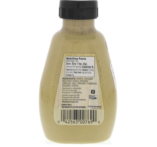 Woodstock Organic Dijon Mustard 227 g