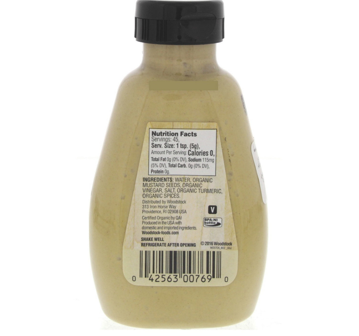 Woodstock Organic Dijon Mustard 227 g