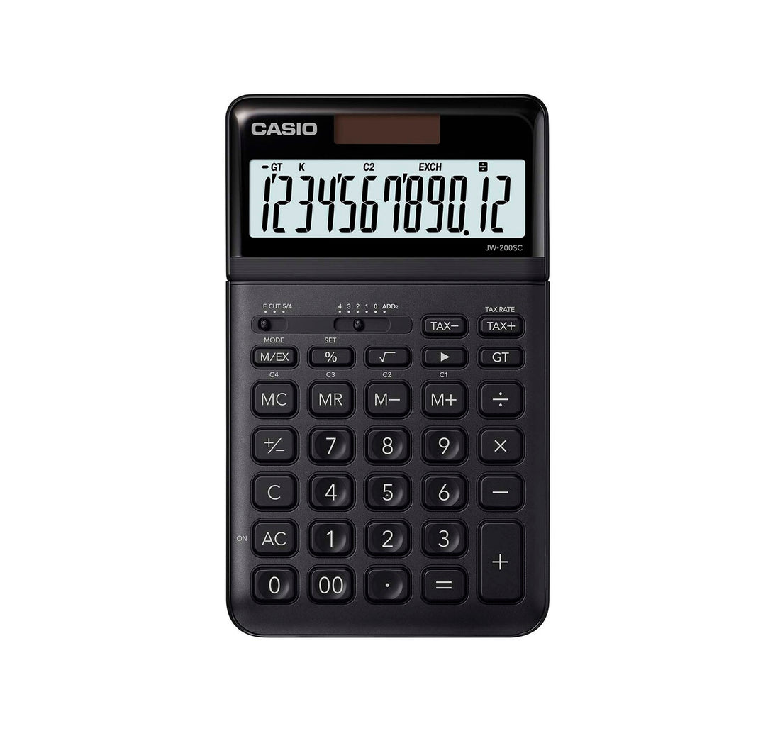 Casio Calculator JW200SC Black