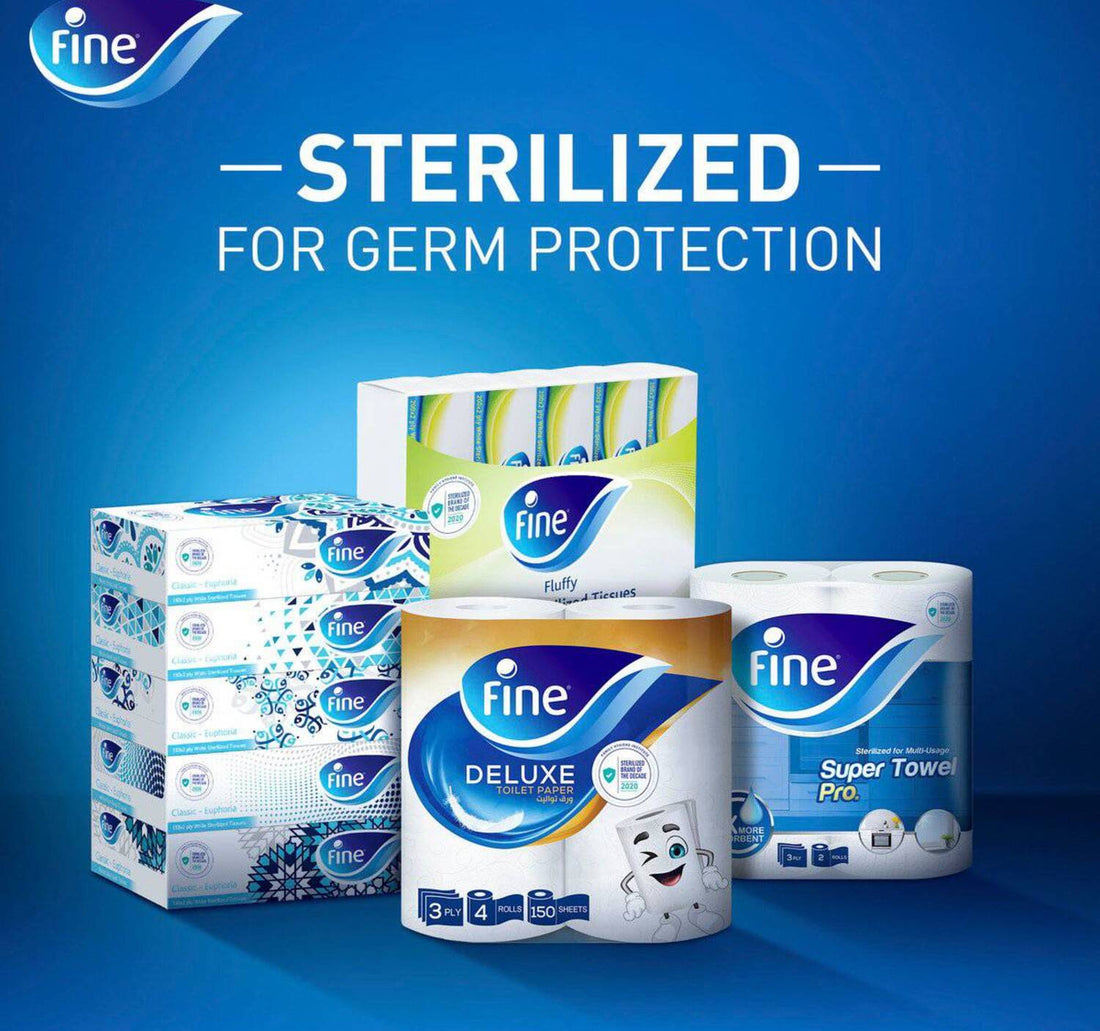 Fine Paper Towel Mega Roll 325meters 1 ply 2 x 1500 Sheets