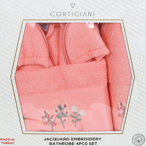 Cortigiani Bathrobe, 4 pcs, Assorted, BGNL01