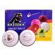 Bazooka Cricket Leather Ball 1pc White