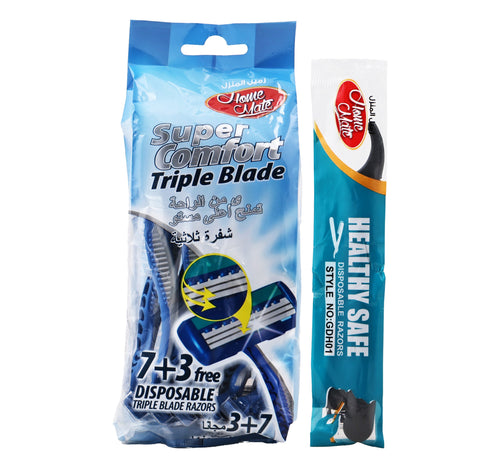 Home Mate Disposable Razor 7+3 + Offer