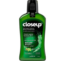 Closeup Nature Boost Anti-Bacterial Mouth Wash 500 ml