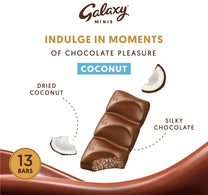 Galaxy Minis Choco & Coconut Chocolate Bar 13 pcs 162.5 g