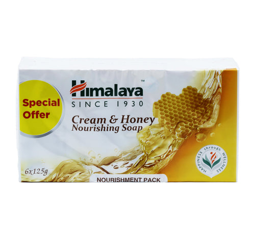 Himalaya Cream & Honey Nourishing Soap 6 x 125 g