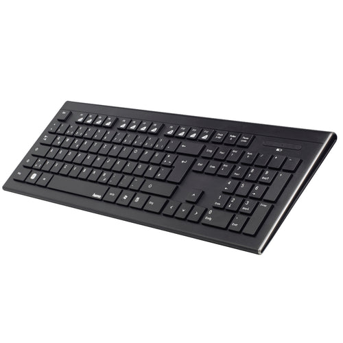 Hama Cortino Wireless QWERTY Keyboard/Mouse Set, D3182664
