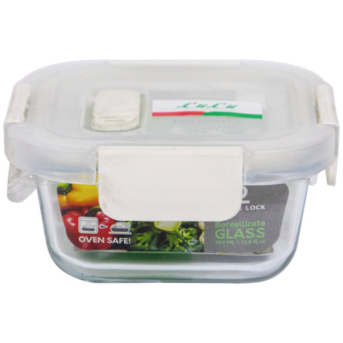 JCJ Glass Food Keeper, 380 ml, 1934A