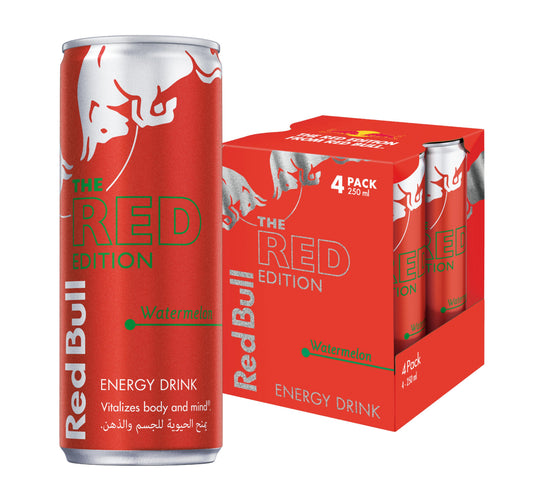Red Bull Energy Drink Watermelon 4 x 250 ml