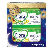 Flora Original Vegetable Oil Spread Value Pack 2 x 500 g