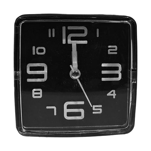 Maple Leaf Home Square Alarm Clock Black 9cm