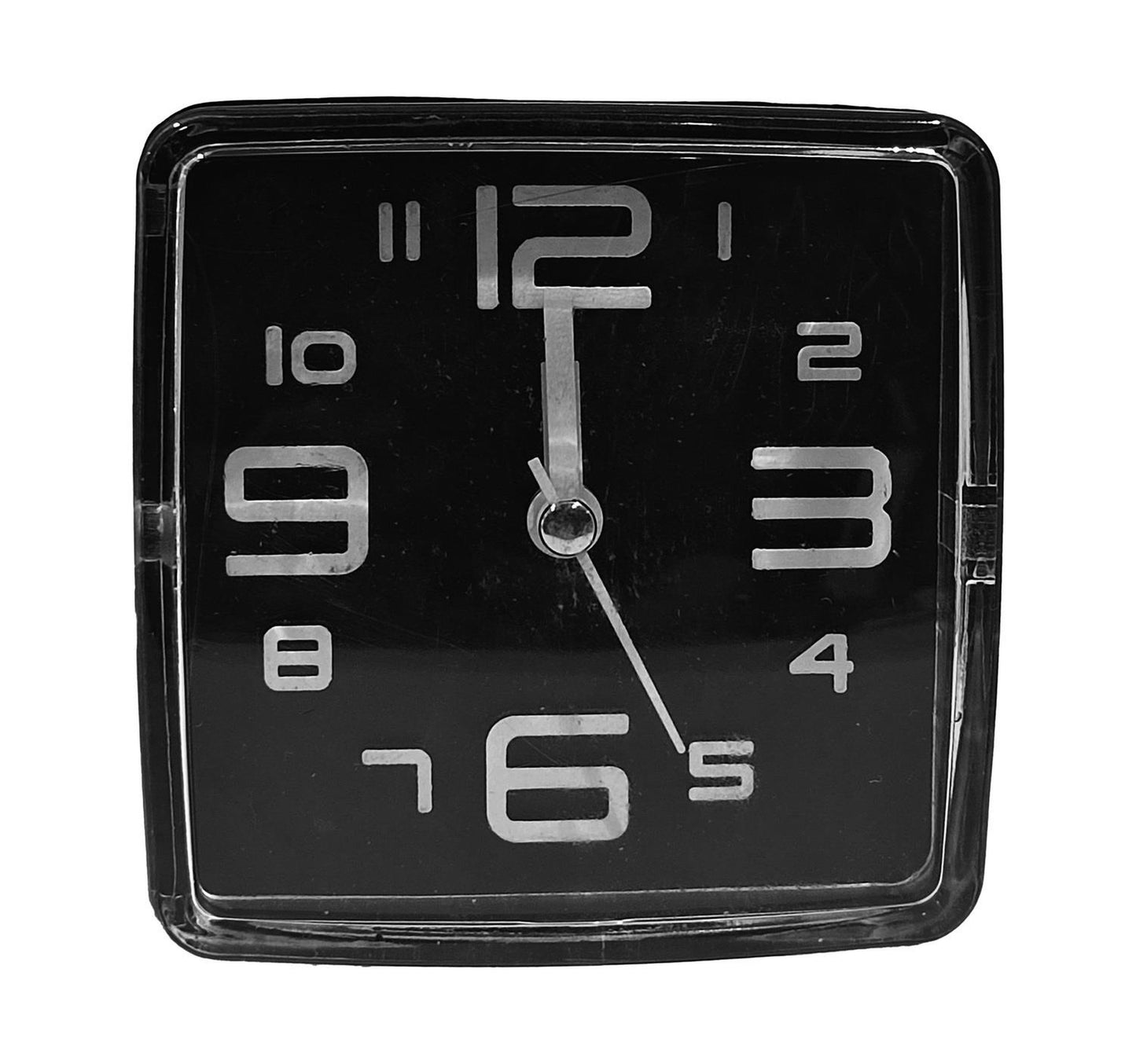 Maple Leaf Home Square Alarm Clock Black 9cm