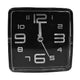Maple Leaf Home Square Alarm Clock Black 9cm