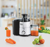 Black+Decker Juice Extractor, 600 W, Black/Silver, JE600-B5
