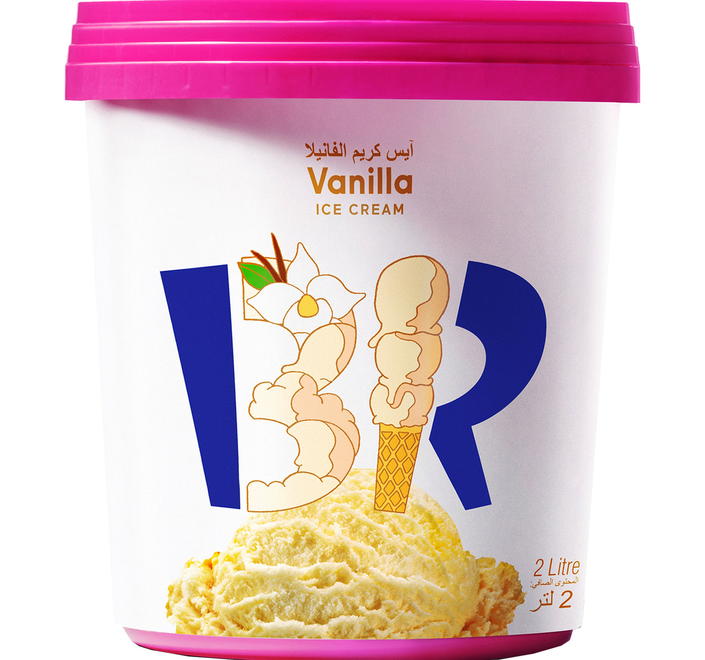 Baskin Robbins Vanilla Ice Cream 2 Litre