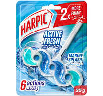 منظف ​​المرحاض هاربيك أكتيف فريش ووتر ريم بلوك برائحة الرذاذ البحري 35 جم