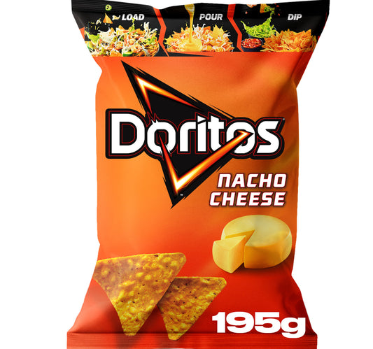 Doritos Nacho Cheese Tortilla Chips 195 g