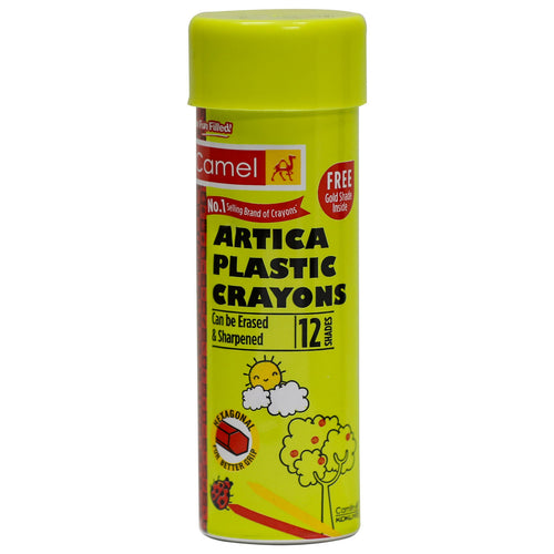 Camel Artica Plastic Crayons 12 shades