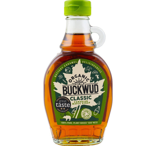 شراب القيقب الكندي العضوي من Buckwud، 250 جم