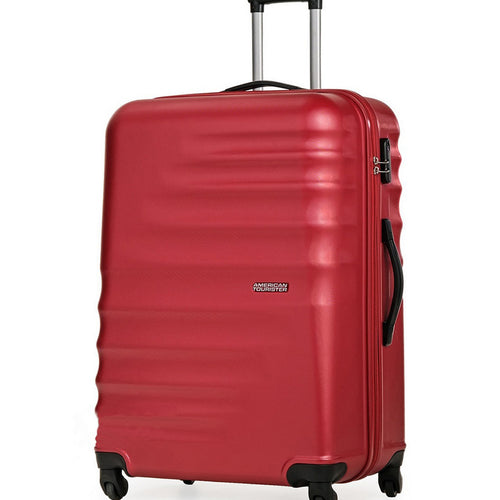 American Tourister Preston 4 Wheels Hard Trolley, 55 cm, Red
