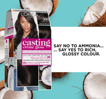 L'Oreal Paris Casting Creme 200 Gloss Deep Black 1 pkt