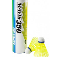 Yonex Mavis 350 Slow Speed Shuttlecock, 6 Pieces, Yellow