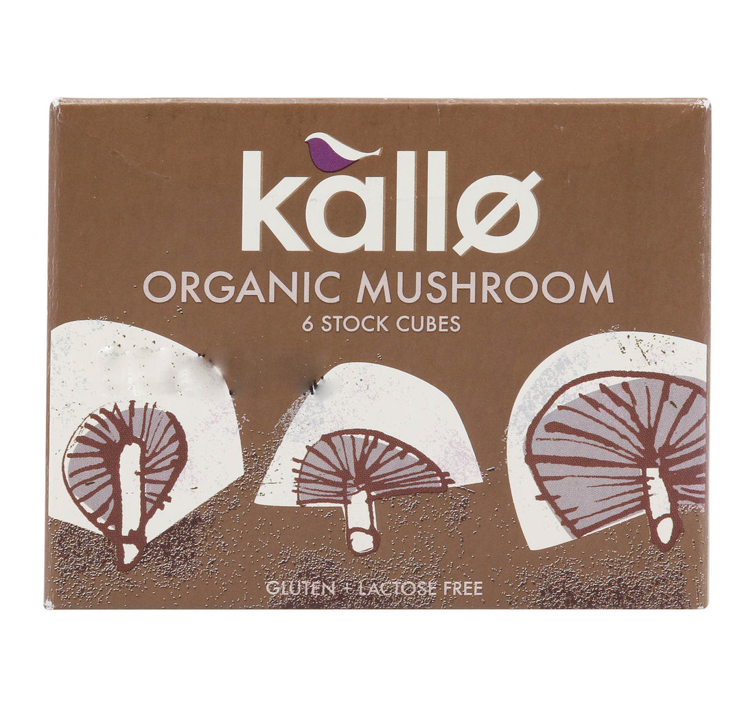 كالو، فطر عضوي، 6 مكعبات مرق، 66 جم