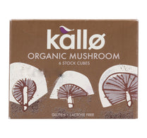 كالو، فطر عضوي، 6 مكعبات مرق، 66 جم