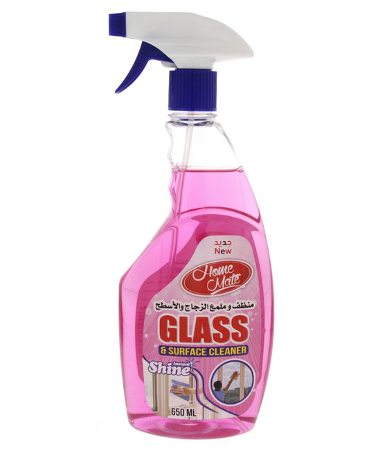 Home Mate Glass and Surface Cleaner Pink 650 ml