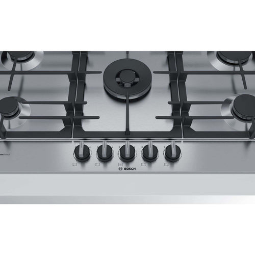 Bosch Built-In Gas Hob PCR9A5B90M 90cm Stainless-Steel Gas Hob 5Burner