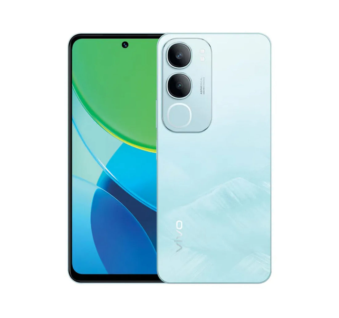 هاتف ذكي Vivo Y19s 4G، ذاكرة وصول عشوائي (RAM) سعة 6 جيجابايت، سعة تخزين 128 جيجابايت، أزرق جليدي