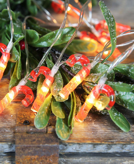 Party Fusion Battery Operated Santa Stick LED Light 10's A190355