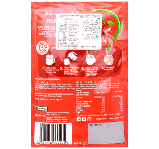 Mug Shot Tomato & Herb Pasta 64 g