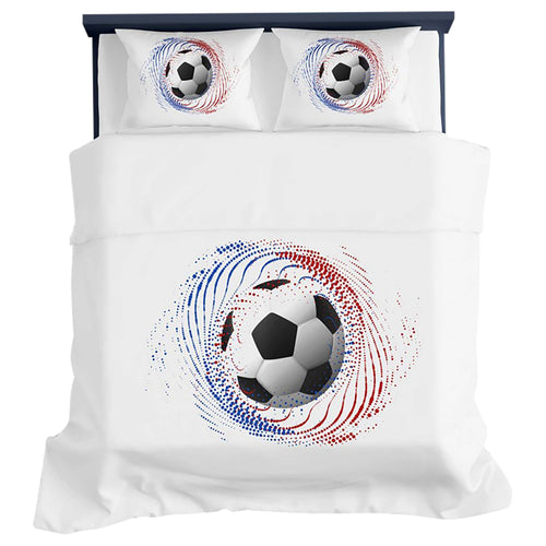 Maple Leaf Foot Ball Comforter 3pc Set 160x240cm Assorted