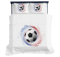 Maple Leaf Foot Ball Comforter 3pc Set 160x240cm Assorted