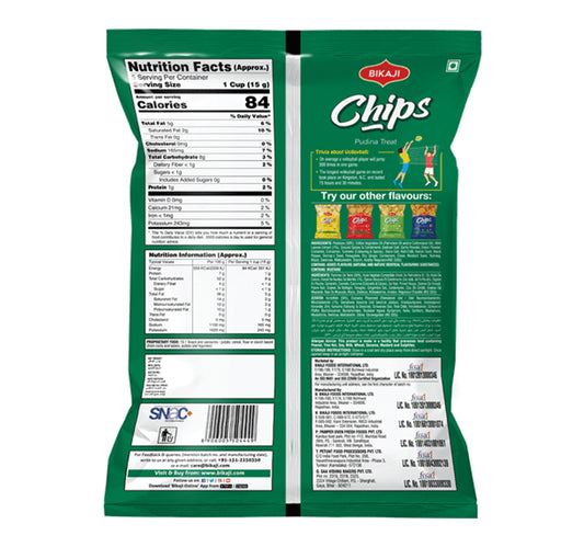 Bikaji Potato Chips Pudina Treat 40 g
