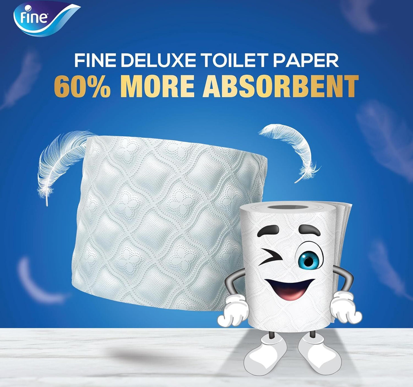 Fine Deluxe Toilet Paper 3ply 24 x 140 Sheets