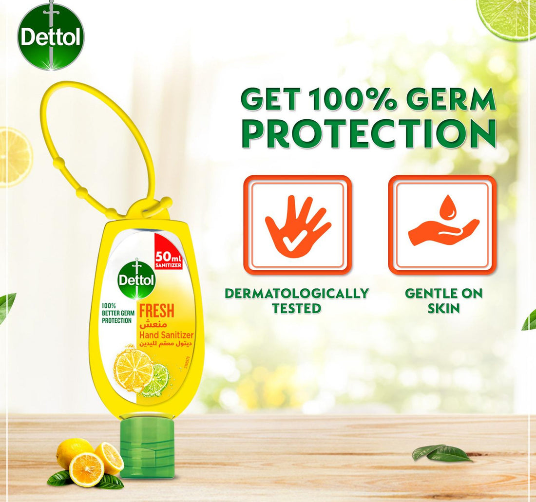 Dettol Fresh Hand Sanitizer with Jacket 50 ml