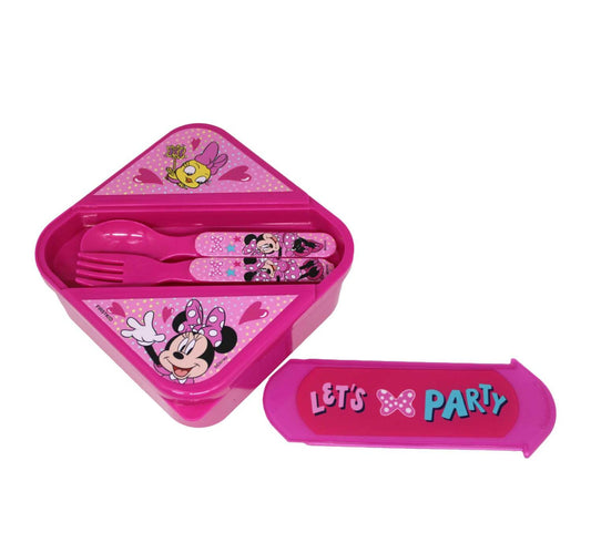 Minnie Lunch Box with Cutlery