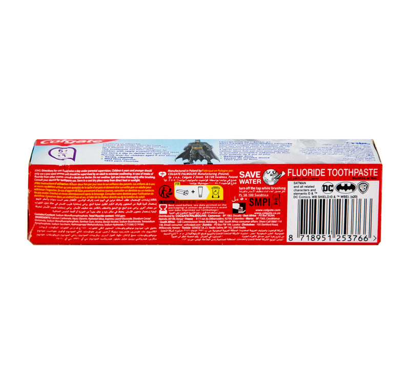 Colgate Toothpaste 6+ Years For Kids Batman 50 ml