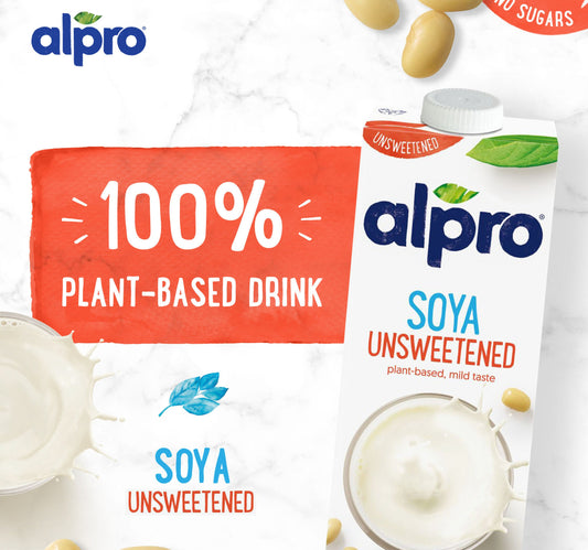 Alpro No Sugars Soya Milk 1 Litre